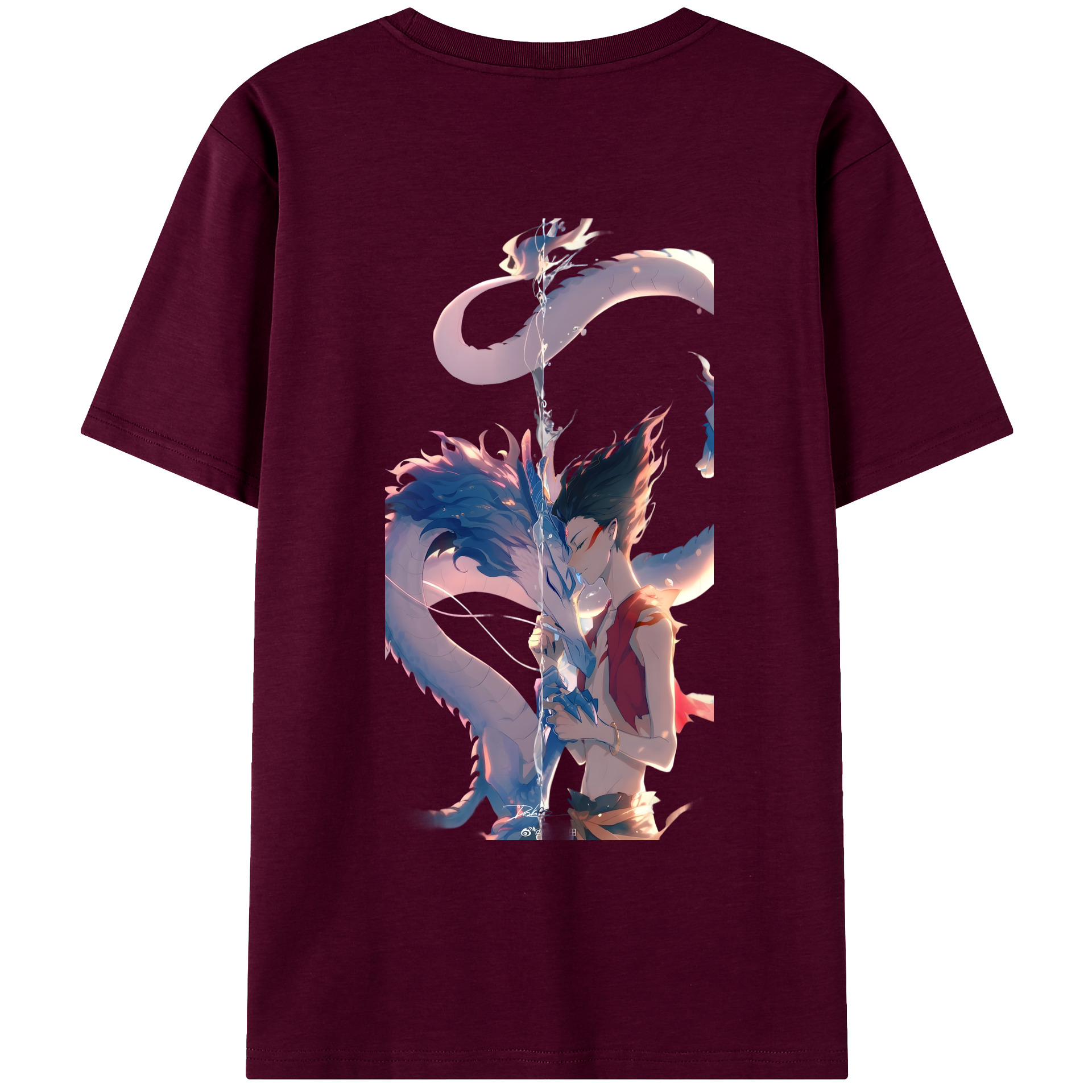 （画像用） Ne Zha 2 ナタ 魔童の大暴れ レディース半袖Tシャツ(バックプリント)